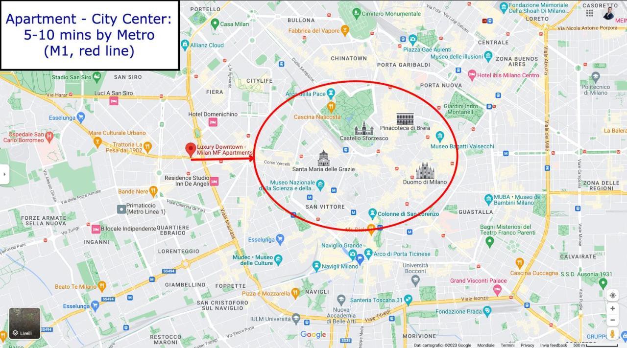 Luxury Downtown - Milan Mf Apartments Экстерьер фото
